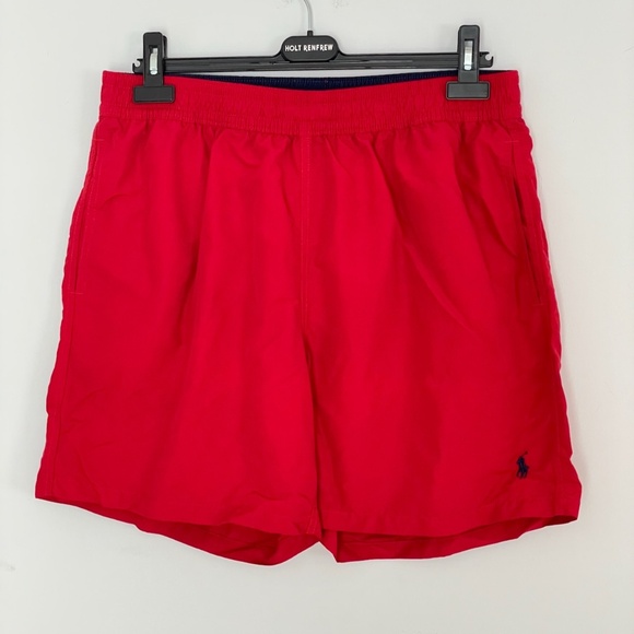 NWOT Polo Ralph Lauren Nylon Red Swim Shorts/Trunks for Men Size XL - Picture 1 of 8